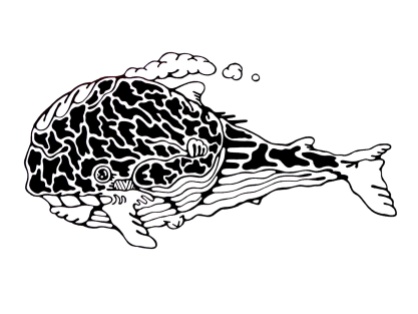 Gabriel Tiongson Sperm Whale ink on paper © 2011